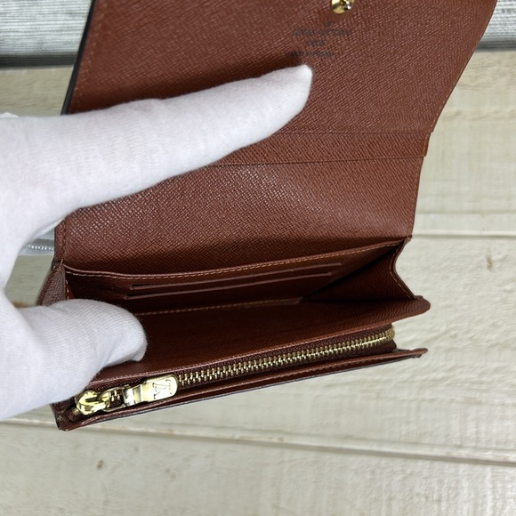 Louis Vuitton Monogram Porte Monnaie Billets Tresor Wallet ✅COA Included - Picture 4 of 16